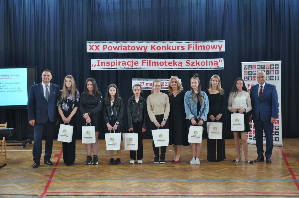 Gala finałowa XX Powiatowego Konkursu Filmowego „Inspiracje Filmoteką Szkolną”