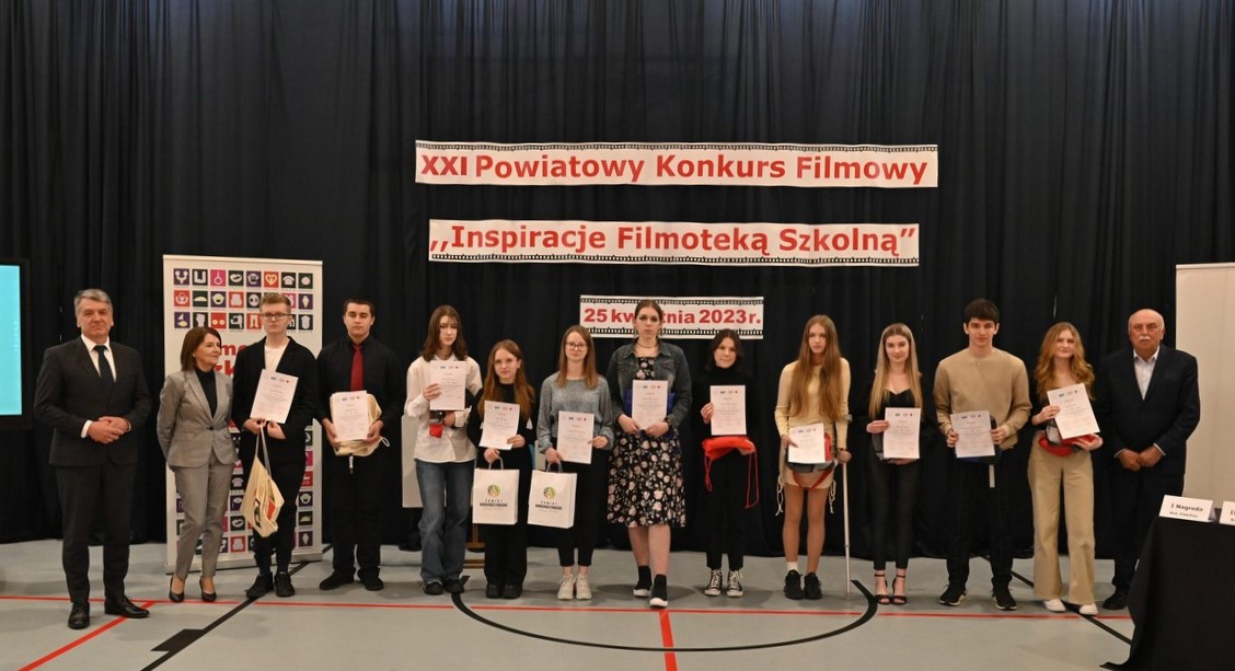 Gala finałowa XXI Powiatowego Konkursu Filmowego „Inspiracje Filmoteką Szkolną”